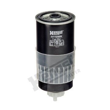Фильтр топливный Audi 80/100/A4/A6 / VW Passat 1.6-2.5 D/TDI 86-, Hengst, H119WK,