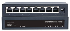 Комутатор Merlion MG1008 8 портів Ethernet 10/100/1000 Мбіт/сек. метал DC 5V 2А. Блок живлення у комплекті