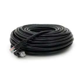 Патч-корд литой RITAR, UTP, RJ45, Cat.6.25m, черный, Cu (медь)