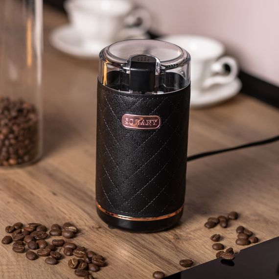 Кофемолка электрическая Sokany 150 Вт Черная Lugi SK-3027B | Зображення 8