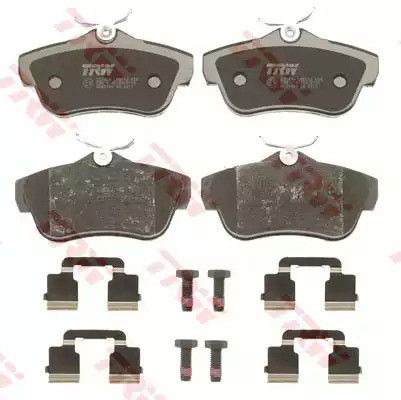Колодки гальмівні дискові PEUGEOT/CITROEN/FIAT Jampy/Scudo/Expert R 07, TRW (GDB1740) | Зображення 1