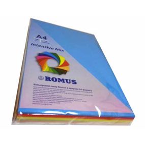 Бумага Romus A4 80 г/м2 250sh, 5colors, Mix Intensive (R51291)