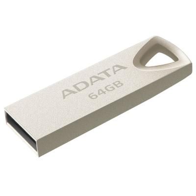 USB флеш накопичувач ADATA 64GB UV210 Metal Silver USB 2.0 (AUV210-64G-RGD) | Зображення 1