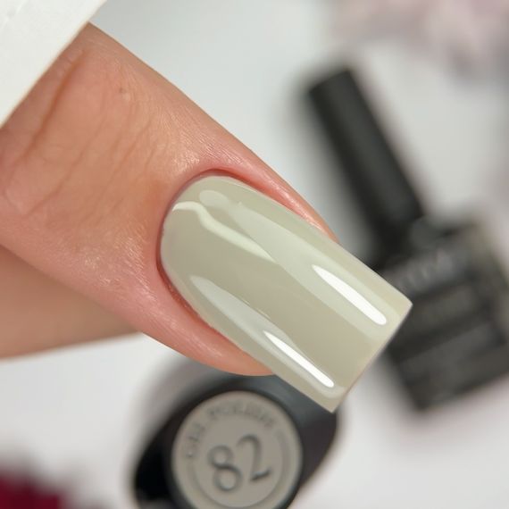 Гель-лак Crooz 82 (оливкова пастель) 8мл | Зображення 1