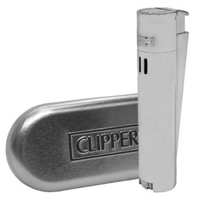 Турбо Зажигалка Металлическая Clipper «Metal Jet Chrome»