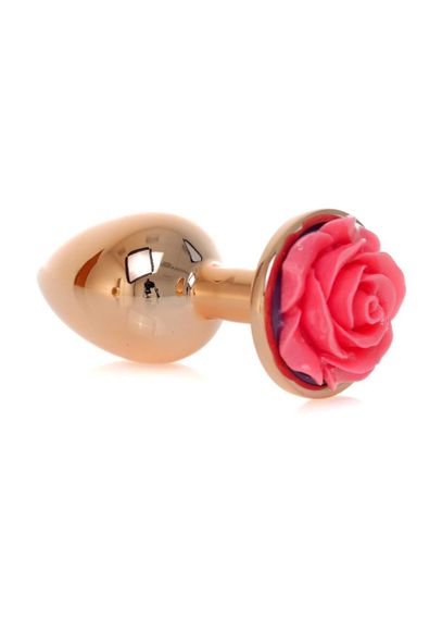 Анальная побка Plug-Jewellery Red Gold PLUG ROSE- Pink Sex Aura