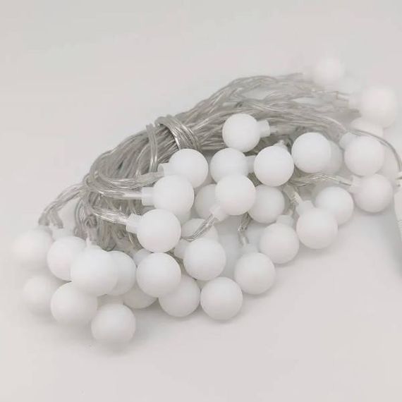 Гірлянда кульки 3м 20шт USB Біла