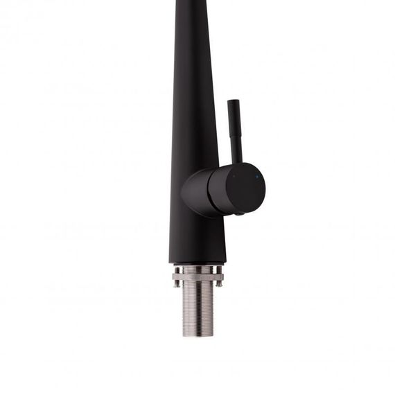 Змішувач для кухні Qtap Evicka з висувним виливом QTEVI9135103UB Black Matt | Зображення 3