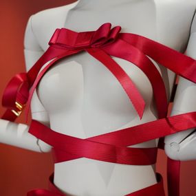 Фіксатор бондаж з бантом для верхньої частини тіла UPKO Bowknot, червоний Sex Aura
