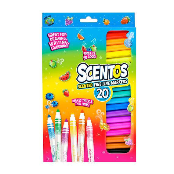 Набір ароматних маркерів Тонка Лінія 20 кольорів