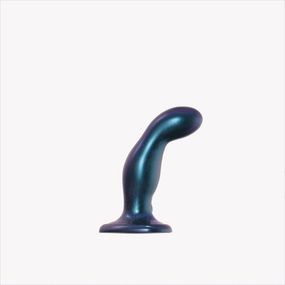 Дилдо з вібрацією Strap-On-Me FINGERING & VIBRATING DILDO - M - BLUE, з манливим рухом Sex Aura