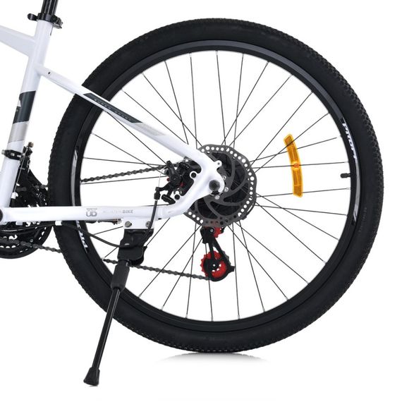 Велосипед SKD75 MTB 2605-2, 26 дюймів, сталева рама 16 Sunrun 24SP білий | Зображення 8