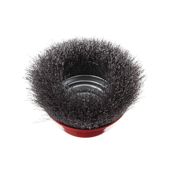 Щітка чашкова 125 мм, для КШМ, М14 (кручений дріт) INTERTOOL BT-1125 | Зображення 1