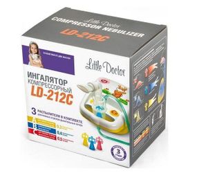 Ингалятор Little Doctor LD-212C желтый для детей компрессорный гарантия 3 года