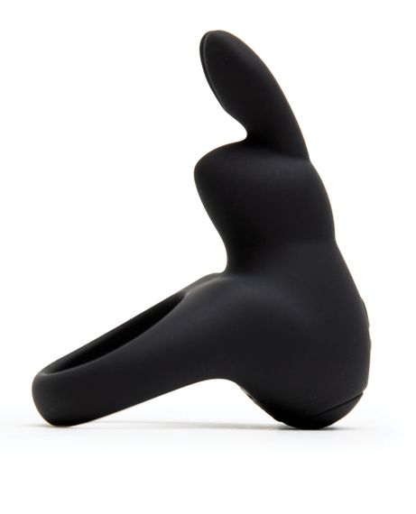 Ерекційне кільце для члена Happy Rabbit, що перезаряджається, чорне Sex Aura | Зображення 1
