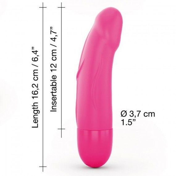 Вибратор Dorcel Real Vibration S Magenta 2.0, диам 3,7см, перезаряжаемый, для точки G sexstyle | Зображення 4