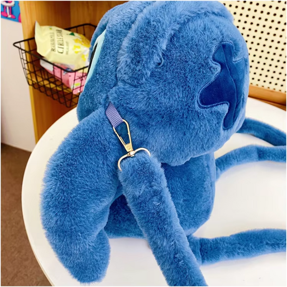 Стіч плюшева іграшка рюкзак 31 см, рюкзак із невеликою кишенею 20×15 см | Зображення 9