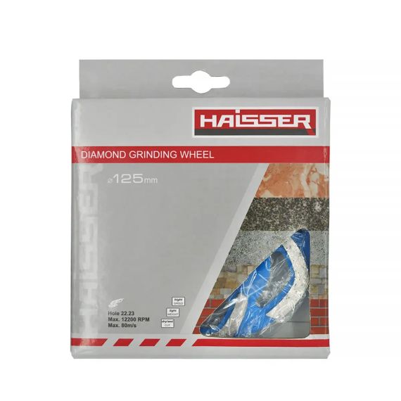 Фреза алмазна 125x22,23мм полегшена Haisser 4412613 | Зображення 2
