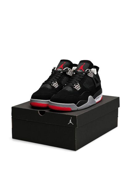 Чоловічі кросівки Air Jordan 4 Retro M Bred , весна, літо, осінь , В'єтнам 42 26.5 см | Зображення 5