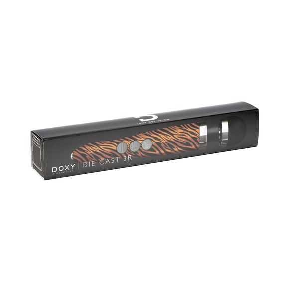 Вибромассажер DOXY Die Cast 3R - TIGER, очень мощный, перезаряжаемый, металлический корпус | Зображення 3