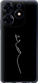 Чехол на Tecno Spark 10 Pro Силуэт1 "4590u-3022-17620"