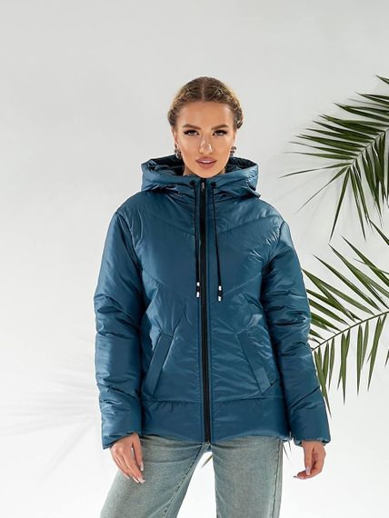 Утеплена куртка, арт.417/1, аква | Зображення 3