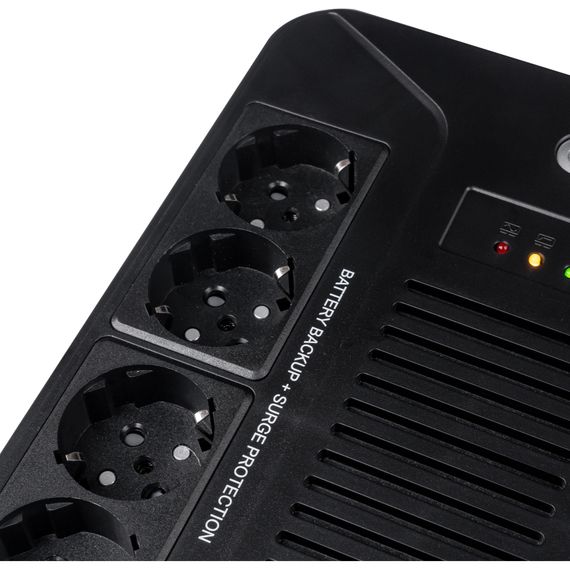 Пристрій безперебійного живлення Prologix 1000VA 600W (PLP1000VA8LED) | Зображення 5