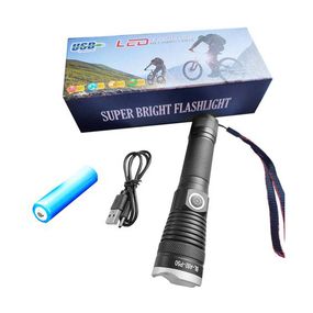Тактический фонарь Police BL-A92-P50, сильный фонарик, светодиодный ручной UV-346 аккумуляторный портативный