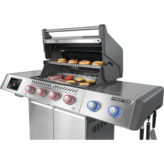 Газовий гриль Napoleon Prestige PRO 500 Connected з бічною конфоркою Sizzle Zone та вертілем нерж сталь PRO500VXRSIBPSS-RC Код: 013841 | Зображення 9