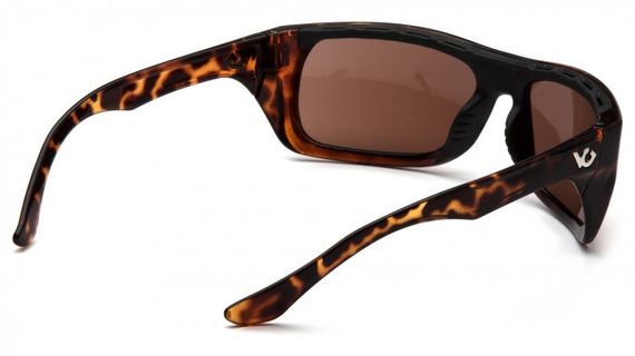 Очки защитные открытые Venture Gear Vallejo Tortoise (bronze) Аnti-Fog, коричневые | Зображення 3