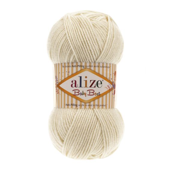 Пряжа Alize Baby Best No 62 (Алізе Бебі Бест) – 10% Бамбук, 90% Антипілінг Акрил, 100г/240м