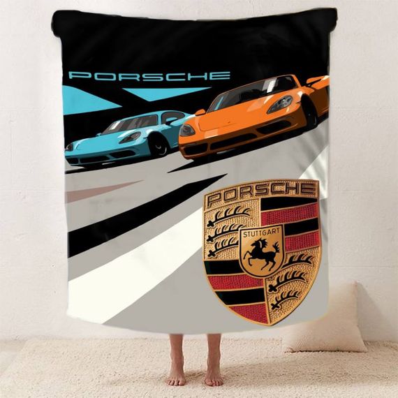 Плед 3D Porsche Дует 12127 135х160 см | Зображення 1