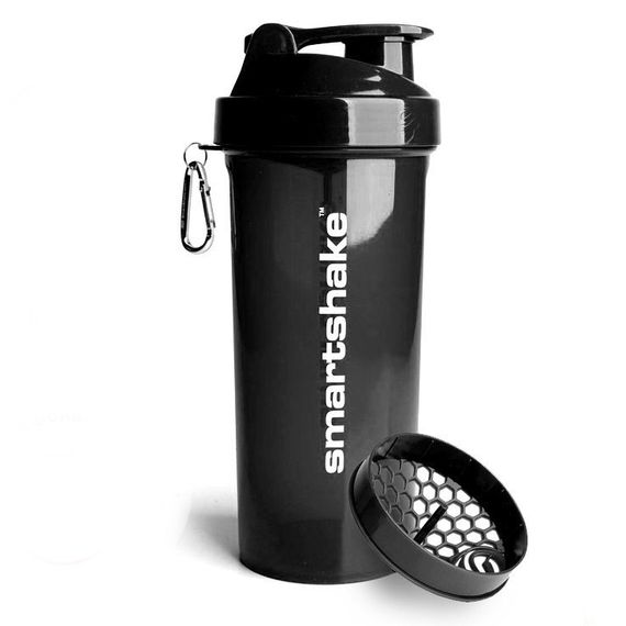 Шейкер спортивний Smartshake Lite 1000ml Glossy-Black | Зображення 1