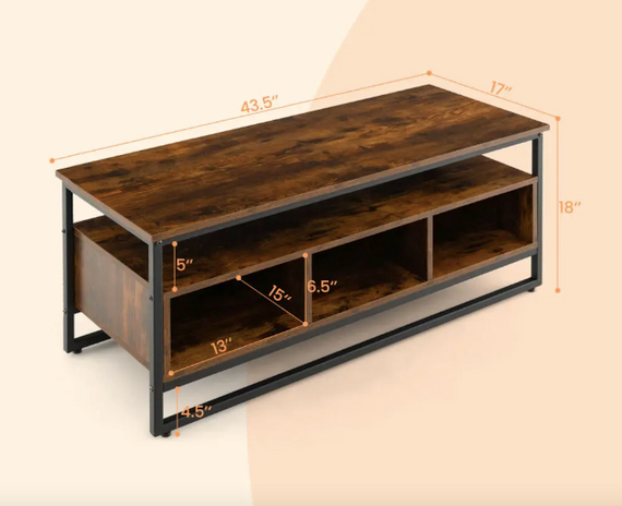 Тумба комод Costway Mary с ящиками в стиле Loft | Зображення 4
