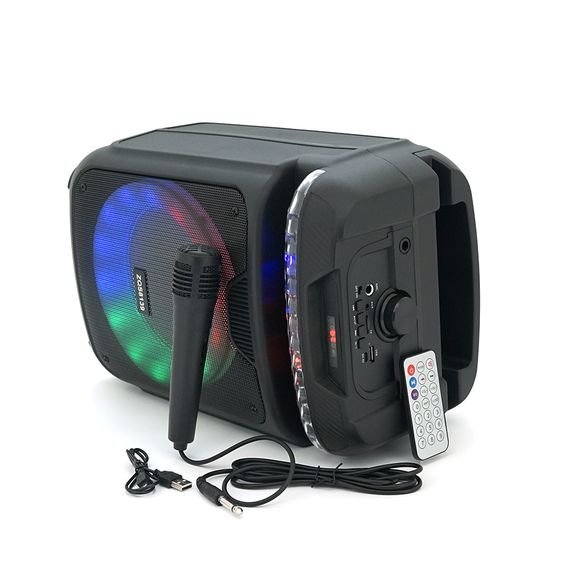 Акустическая система с подсветкой ZQS8139.15W, встроенный аккум 3600mAh, Black | Зображення 5