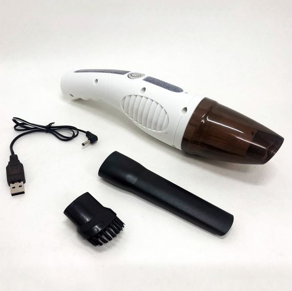 Пылесос автомобильный Car Vacuum Cleaner HY05 на АККУМУЛЯТОРЕ. XN-401 Цвет: белый | Зображення 4