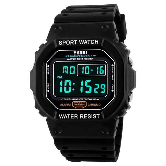 Skmei 1134BKBK Black-Black | Зображення 1