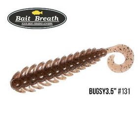 Силіконова приманка, Їстівний силікон Bait Breath BUGSY 3,5" (8 шт.) (131 Brown/Seed)
