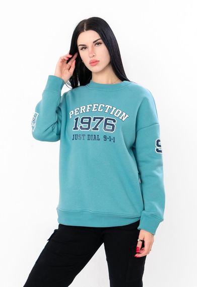 Світшот жіночий Носи своє 50 Блакитний (p-12576-140540) | Зображення 1