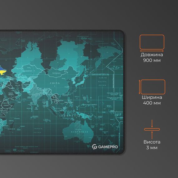 Килимок для мишки GamePro MP275M Black (MP275M) | Зображення 5
