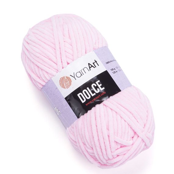 YarnArt Dolce 796 рожева ярнарт дольче плюшева пряжа для в'язання