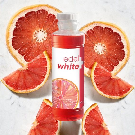 Ополіскувач Edel+White "Свіжість та захист" зі смаком грейпфрута та лайма (400 мл.) | Зображення 1