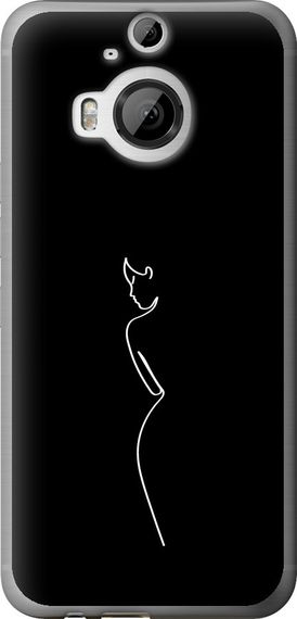 Чехол на HTC One M9 Plus Силуэт1 "4590u-134-17620"