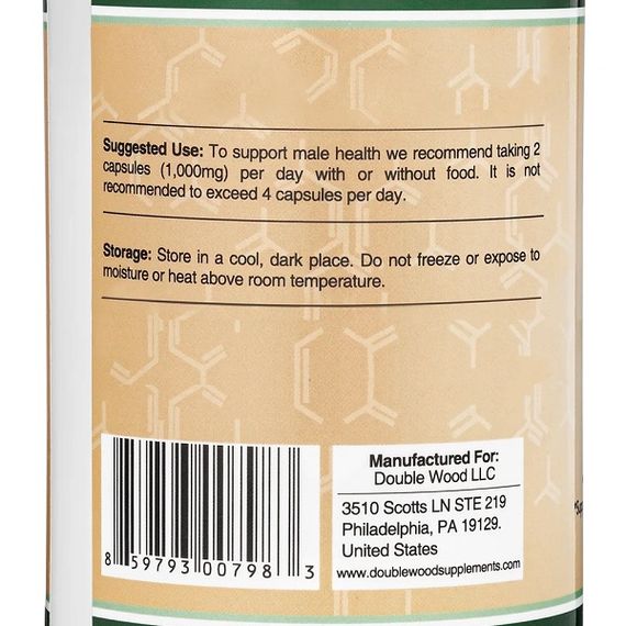 Трибулус Double Wood Tribulus Terrestris 1000 mg (95% Saponins) 210 Caps | Зображення 2