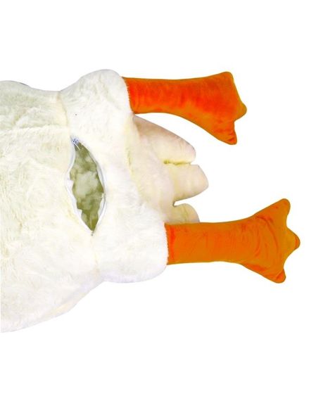 М'яка іграшка подушка Гусь-обіймусь плюшева 120 см Білий | Зображення 5