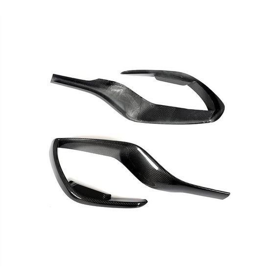 Накладки на передній бампер (для GT43/GT50/GT53 2018-2022, Карбон) для Mercedes AMG GT 4 X290 2018- рр | Зображення 3