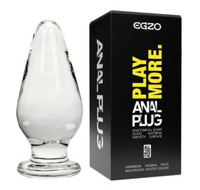 Анальний плаг зі скла EGZO EAP-A (довжина 11 см, діаметр 4,6 см ) Sex Aura