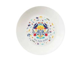 Тарілка обідня Kvarta Все буде добре KV-D-1251 25 см біла