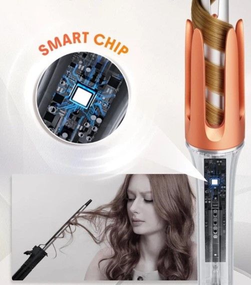 Автоматическая плойка для волос Sheglam Hair Curler Bella стайлер 3 температурных режима 170-210 °C Серый с бежевым | Зображення 2