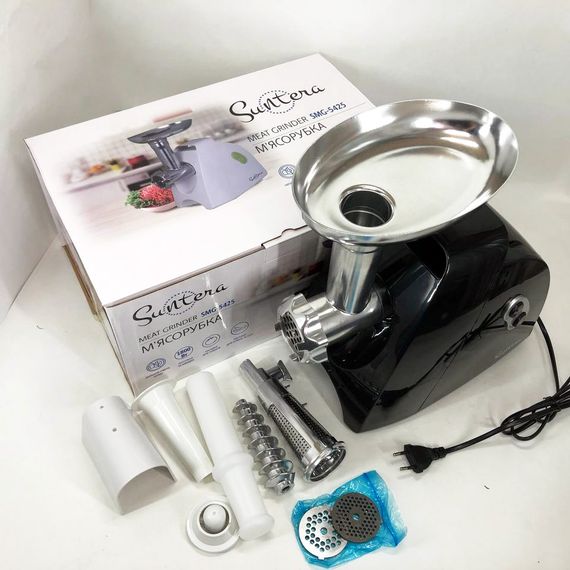 Мясорубка крупная, Мясорубка-шинковка-терка, Мясорубка с насадками для нарезки овощей EC-87 | Зображення 6